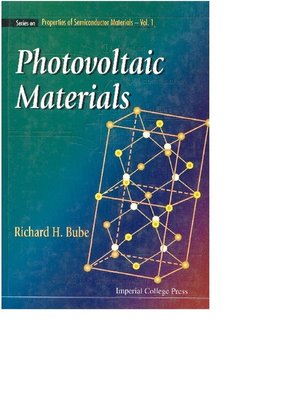 cover image of Photovoltaic Materials